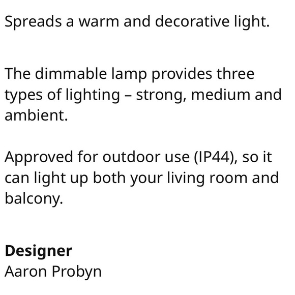 Solvinden dimmable Modern Red and White LED Floor Lamp from IKEA gorgeous - Picture 6 of 15